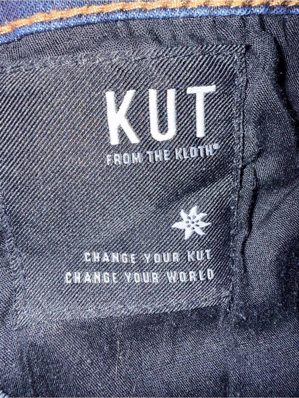Kut from the Kloth Catherine Boyfriend Straight Leg Jeans in Dark Blue Wash - Picture 6 of 7